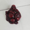 VOSAREA Laughing Buddha Statue Resin Maitreya Buddha Statue Fengshui Figurine