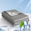 Yuncojin Silk Cooling Comforter with 2 Pillowcases,Cooling Blankets for Hot
