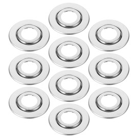 OUNONA Fire Sprinkler Head Escutcheon Plate, 20pcs Adjustment Range Recessed Two Piece Rosette Cover Trim Ring