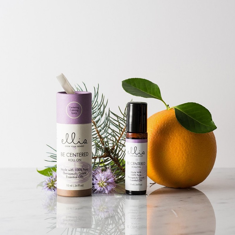 Ellia Essential Oil Roll-On | Be Centered Blend| 10ml, 100%