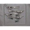 Jingle Bells Lauscha Glass Bird Ice White/Silver with Glass Tail