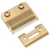 Hair Trimmer Replacement Blades Stainless Steel 2 Holes Clipper Blades