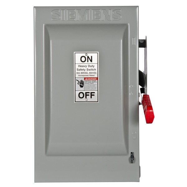 Siemens HNF362 60-Amp 3 Pole 600-volt 3 Wire Non-Fused Heavy Duty Safety Switches