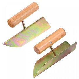 sourcing map Inside and Outside Corner Trowels 2 Inch Galvanized Steel Drywall Corner Shaping Tool