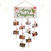 Aucpod Christmas Card Holder Merry Christmas Picture Card Holders Xmas