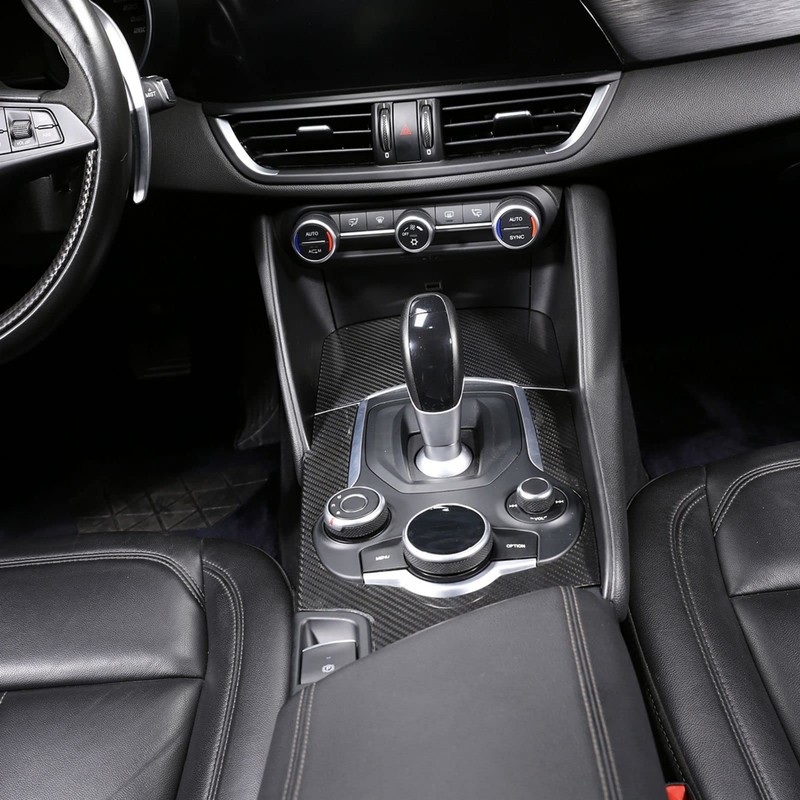 TOYCIDFG Car Shifter Center Console Gear Shift Panel Cover Trim
