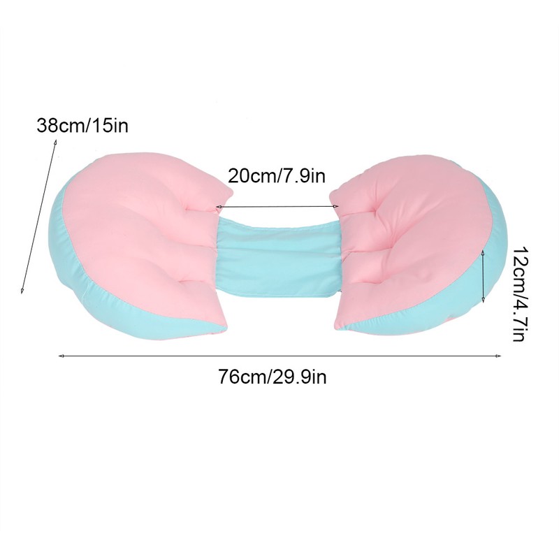 Pregnant Women Sleep U Shape Pillow Cotton Waist Belly Support