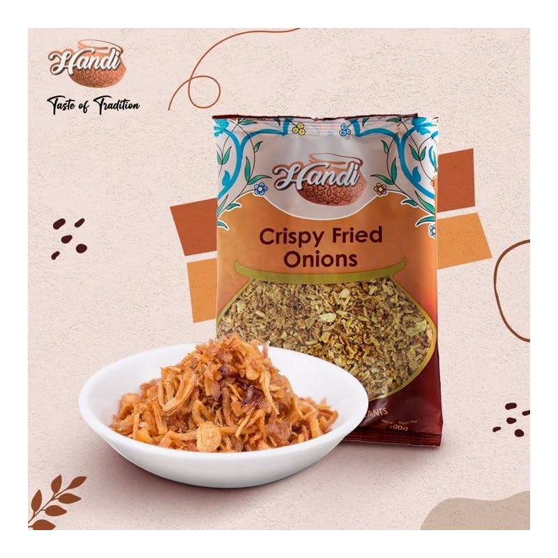 Handi Halal Crispy Fried Onions 400G ( 14 Oz )