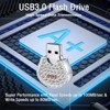 FeliSun Crystal USB3.0 Flash Drive Memory Stick PenDrive Data Storage