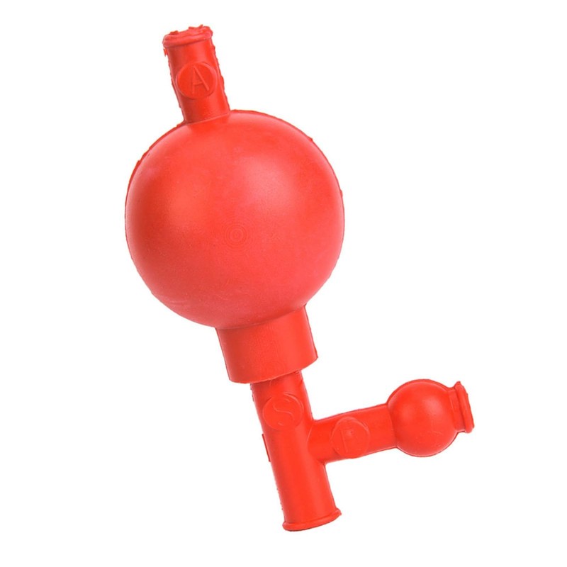 Rubber Suction Ball with 3 Holes for Safe Quantitative Pipette