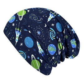 Wollhuhn Eco Beanie for Boys/Girls/Children, Comfortable Soft Long Hat/Beanie Hat/Knitted Hat/Children's Hat, Jersey Lining, for Transitional Periods, (Eco/Organic Fabrics)