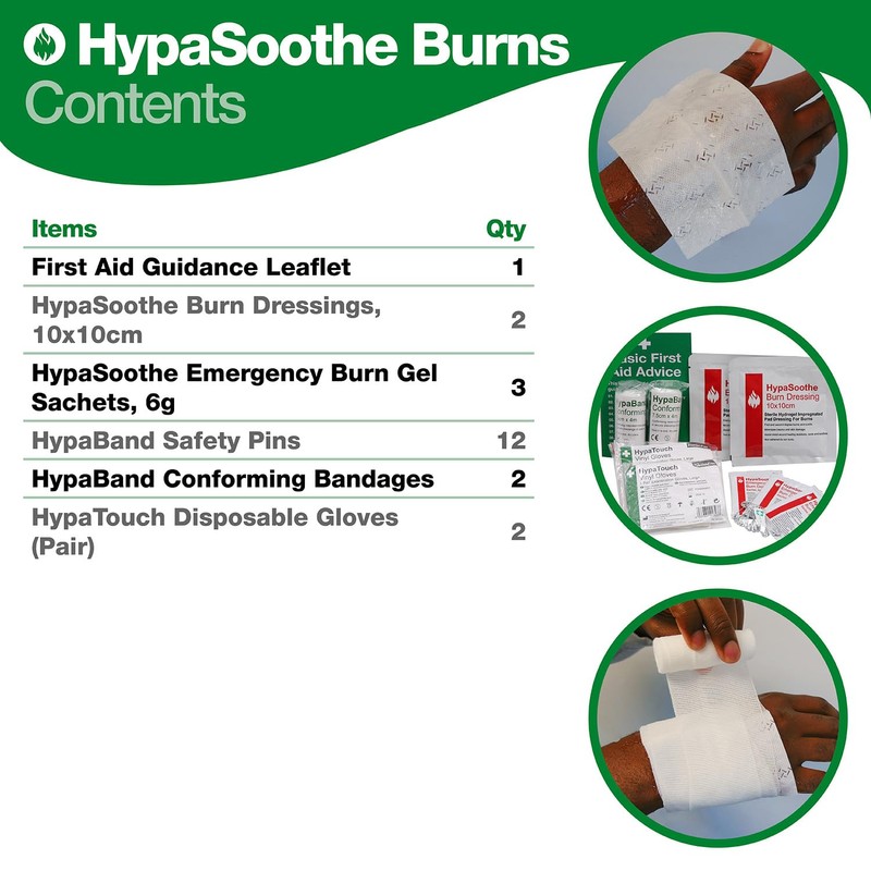 Evolution HypaSoothe Burns Kit, Small - Fully Stocked