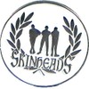 (25mm) Metal Enamel Pin Badge Skinheads (Suede Skin)