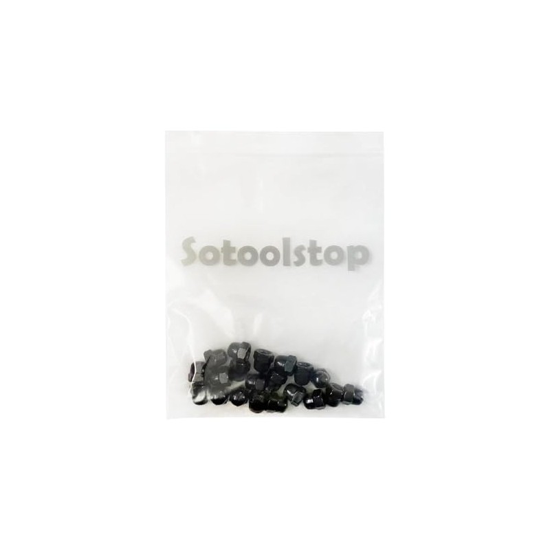 3/8-16" Black Acorn Cap Nuts, Acorn Nut Stainless Steel 18-8(304),