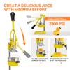 Gowintech Commercial Heavy Duty Cast Iron Hand Press Manual Orange