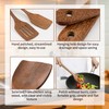 2 Pieces Cooking Spatula, 1 Piece Wooden Wooden Spoon, Chef