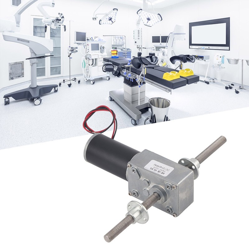 Worm Gear Motor Right and Left Hand Shaft Coaxial M8