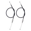 2PCS Throttle Shift Cable 61N 26311 00 Stainless Steel Boat