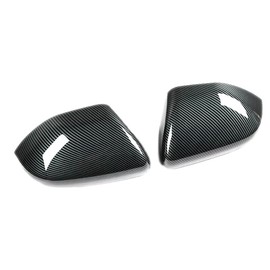 JIEREPU Rearview Mirror Covers for Ford Explorer 2020 to 2024 - Carbon Fiber, Custom Fit, Durable, Stylish - for Ford Explorer Sport ST XLT Accessories