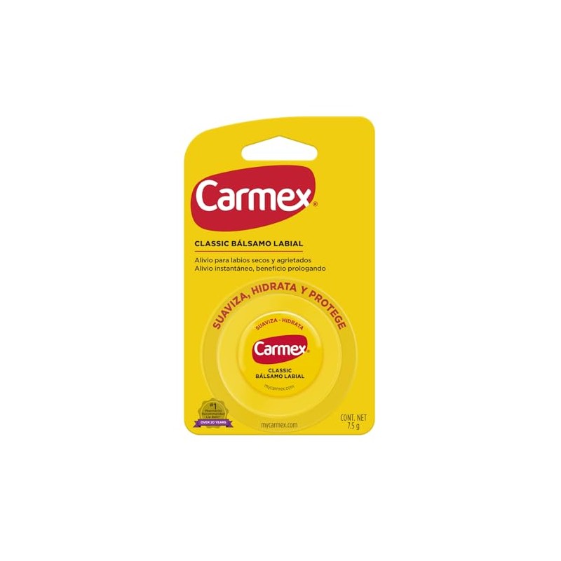 Carmex, Bálsamo Labial Hidratante Classic en Tarro, para Labios secos