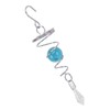 Wind Spinner Stabilizer Crystal Ball, 2 Gazing Ball Spiral Tail