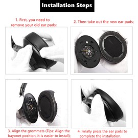 TaiZiChangQin Real Pure (2020) Ear Pads Memory Foam Replacement Compatible with Teufel Real Blue NC/Real Blue/Real Pure (2020) Stereo Headphones