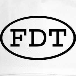 CafePress FDT Oval Cap Unique Adjustable Baseball Hat White