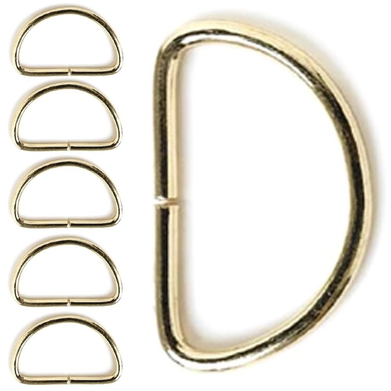 Metal D Rings 20mm Gold Plated Split D Ring Curtain