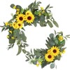 H&W 2pcs Artificial Wedding Arch Flowers for Wedding Sign, Floral