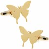 gold butterfly butterfly cuff links cufflinks n02944, Stainless Steel, No