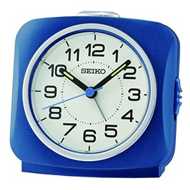 Seiko QHE194L Analogue Clock Blue