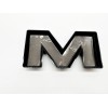 Auto Fit Rear Tailgate GMC Black White OVERLAY Emblem Badge