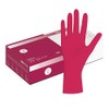 Herrmann Red Nitrile Gloves, S, Pack of 100, Red, Latex-Free,
