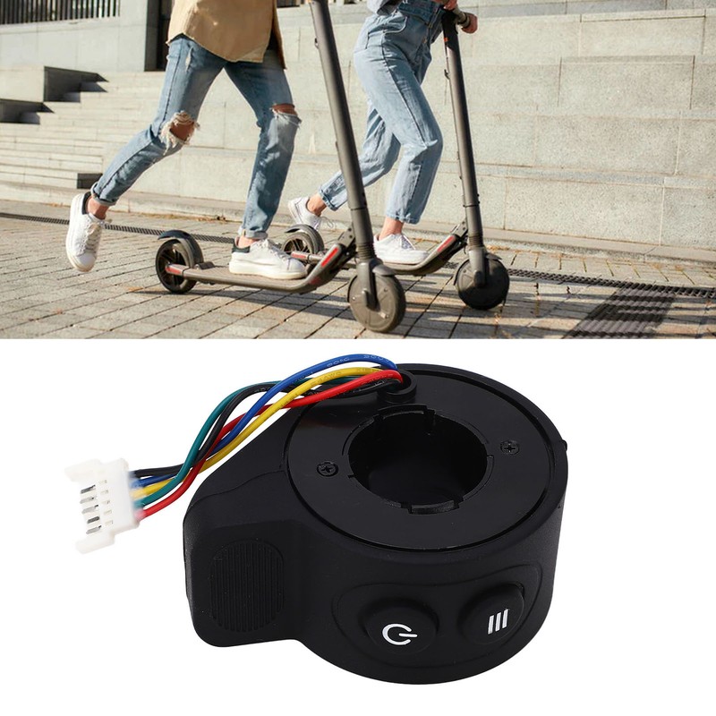 Throttle Accelerator Electric Scooter Finger Throttle Accessories Replacement Part Black