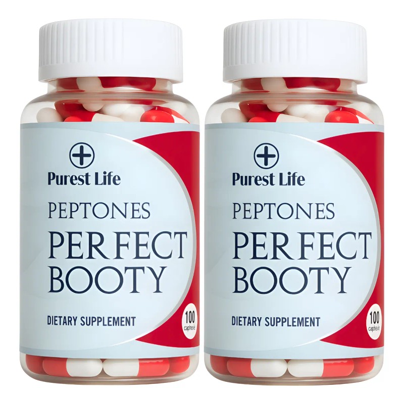 Kit Glteo Peptonas De Colgeno 100 Cpsulas 2 Frascos Mtp