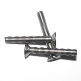 M4 x 50 mm Countersunk Screws with Hexagon Socket (Pack of 25) - DIN 7991 - ISO 10642 Countersunk Screws - Threaded Screws - Full Thread - Stainless Steel A2 V2A - Rustproof