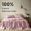 Shilucheng 100% French Linen Sheets - Queen Size Bed Sheets,