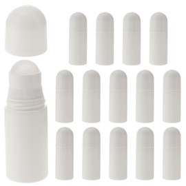 CIMAXIC 15pcs Roller Bottles Empty Refillable Roll-on Bottles For Essential Oils And Perfume, 50ml Roller Containers For And Cosmetic Samples