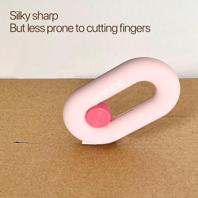 Box Cutter Retractable, Box Opener, Ceramic, Built-In Magnetic, Mini Cute,