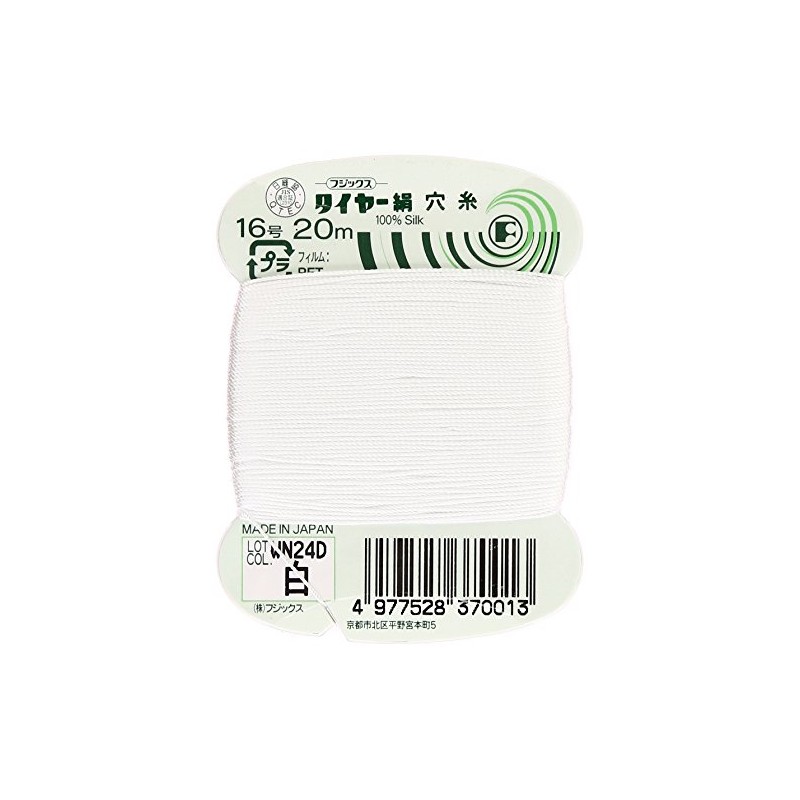 Fujix Tire Silk Hole Thread No. 16 Length 66.6 ft