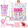 Glazeal Glazeal 5pcs Big Sister Gifts Set with Tumbler& Blanket