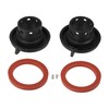 X AUTOHAUX 2pcs H13 LED Adapter Base Bulb Sockets Retainer
