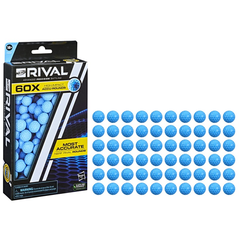 NERF Rival 60 Accu-Round Refill,Multicolor,F5052