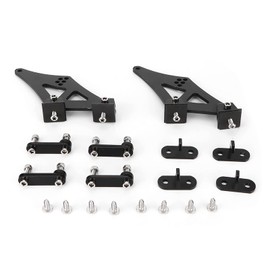 Spoiler Mounting Brackets 5 Inch CNC Aluminium Alloy Car Rear Wing Boot Universal Racing Rear Spoiler Legs, Car Modification Accessories