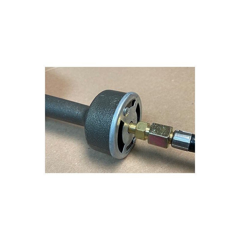 King Kooker Propane Orifice Connector Straight Brass Tube Fitting