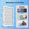 UBeesize Reusable 14x20x1 Air Filter(6-Pack),Upgrade AC/HVAC/Furnace Filter,MERV 8,MPR 700,Easy to