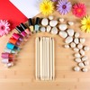 20PC Wooden Stick for Nails Double Sided Cuticle Pusher Remover