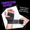 Inksafe Black Cohesive Cohesive Bandages Grip Wrap Tattoo 5cm x