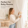 2 Pack 42cm Flower Magnetic Curtain Tiebacks for Living Room