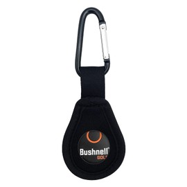 Wanty Black Neoprene Protective Cover Holder with Carabiner for Bushnell Wingman GPS Speaker Button